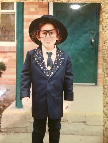Ilana as a child